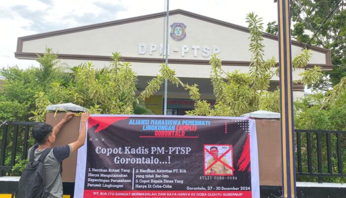 Saling lempar tanggung jawab, Aktivis minta PJ Gubernur dan Kadis PTSP Gorontalo Mundur