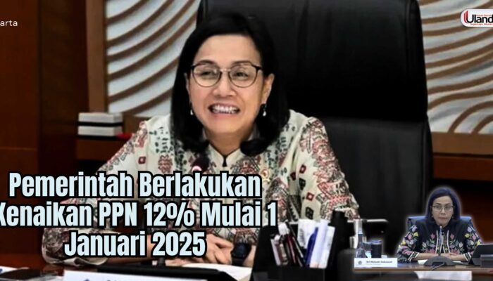 Pemerintah Berlakukan Kenaikan PPN 12% Mulai 1 Januari 2025