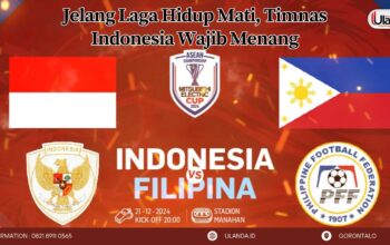 Jelang Laga Hidup Mati, Timnas Indonesia Wajib Raih 3 poin