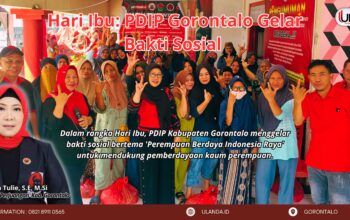 Hari Ibu: PDIP Gorontalo Gelar Bakti Sosial untuk Perempuan