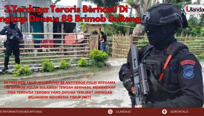 3 Terduga Teroris Berhasil Di Tangkap Densus 88 Brimob