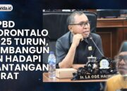 APBD Gorontalo 2025 Turun, Pembangunan Hadapi Tantangan Berat