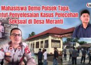 Mahasiswa Demo Polsek Tapa, Tuntut Penyelesaian Kasus Pelecehan Seksual di Desa Meranti