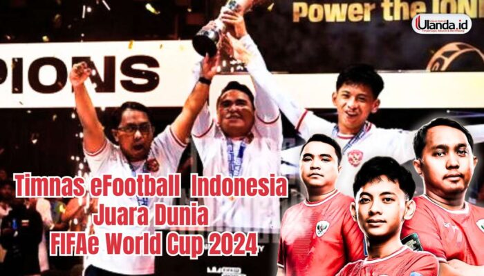 Mantap! Timnas eFootball Indonesia Juara Dunia 2024