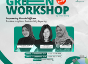 Workshop Gratis dan Terbatas: Praktik Sustainability Report untuk Perusahaan Keuangan