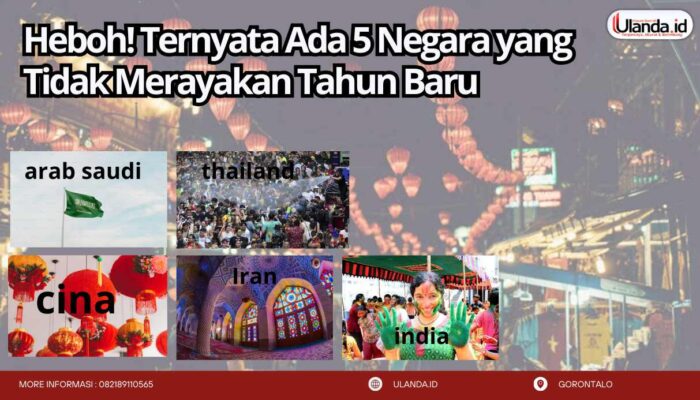 Heboh! Ternyata Ada 5 Negara yang Tidak Merayakan Tahun Baru
