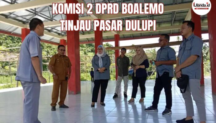 Komisi II DPRD Boalemo Tinjau Pasar Dulupi, Pedagang Enggan Tempati Pasar Baru