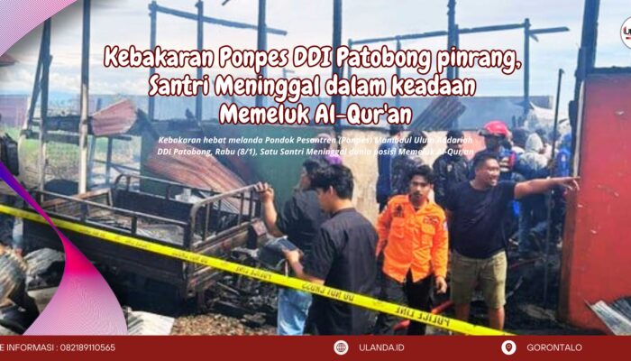 Kebakaran Ponpes pinrang, Santri Meninggal Memeluk Al-Qur’an