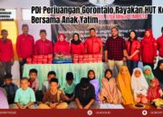 PDI Perjuangan Gorontalo Rayakan HUT Ke-52 Bersama Anak Yatim