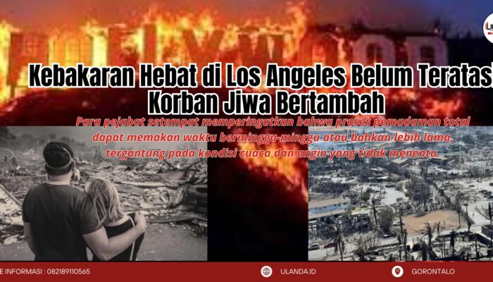 Kebakaran Hebat di Los Angeles Belum Teratasi, Korban Jiwa Bertambah