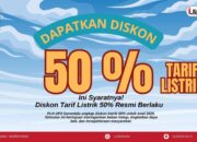 Diskon Tarif Listrik 50% Resmi Berlaku, Ini Syaratnya!