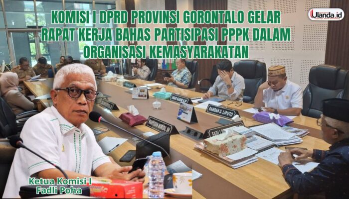 Komisi I DPRD Provinsi Gorontalo Gelar Rapat Kerja Bahas Partisipasi PPPK dalam Organisasi Kemasyarakatan