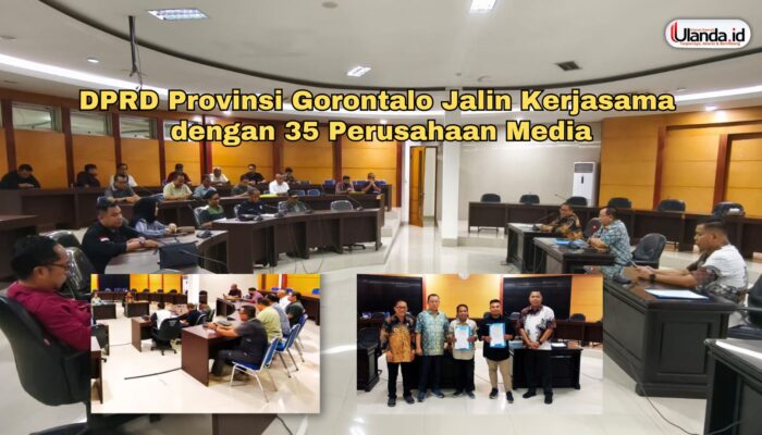 DPRD Provinsi Gorontalo Jalin Kerjasama dengan 35 Perusahaan Media