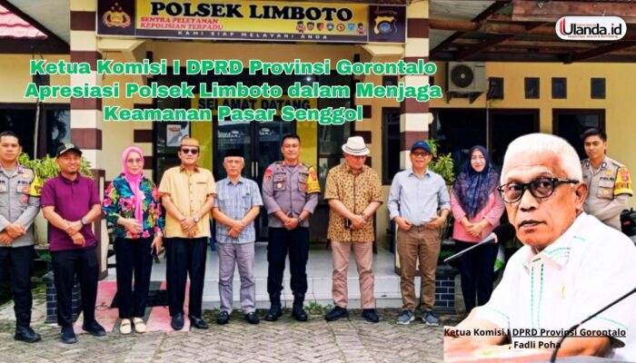 Ketua Komisi I DPRD Provinsi Gorontalo Apresiasi Polsek Limboto dalam Menjaga Keamanan Pasar Senggol