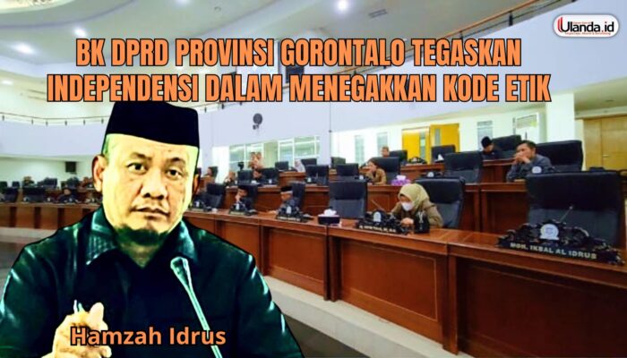 BK DPRD Provinsi Gorontalo Tegaskan Independensi dalam Menegakkan Kode Etik