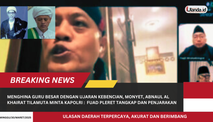 Menghina Guru Besar Dengan Ujaran Kebencian, MONYET, ABNAUL Al Khairat Tilamuta Minta Kapolri :  Fuad Pleret Tangkap Dan Penjarakan