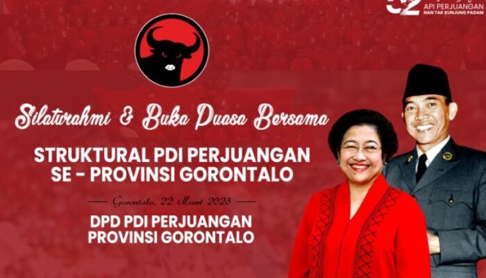 Perkuat Silaturahmi, DPD PDI Perjuangan Gorontalo Akan Menggelar Buka Puasa Bersama