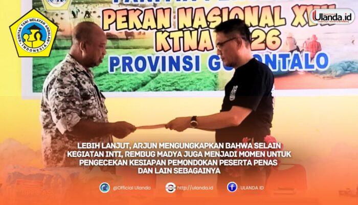 Ketua KTNA Gorontalo Resmi Serahkan SK Panitia Rembug Madya dan Persiapan PENAS XVII Tahun 2026