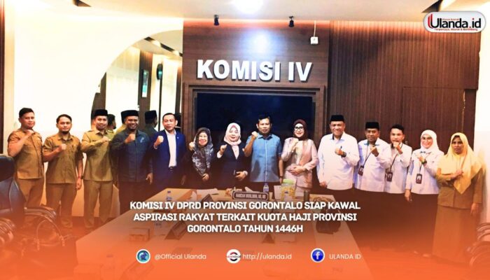 Komisi IV DPRD Provinsi Gorontalo Siap Kawal Aspirasi Rakyat Terkait Kuota Haji Provinsi Gorontalo Tahun 1446H