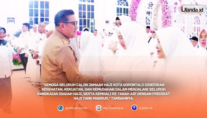 Wakil Wali Kota Gorontalo Indra Gobel Hadiri Penutupan Bimbingan Manasik Haji 1446 H/2025 M