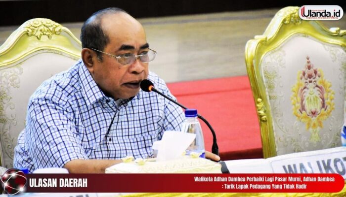 Pemkot Perbaiki Lagi Pasar Murni, Adhan Dambea : Tarik Lapak Pedagang Yang Tidak Hadir