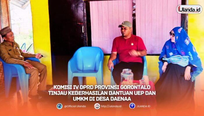 Komisi IV DPRD Provinsi Gorontalo Tinjau Keberhasilan Bantuan UEP dan UMKM di Desa Daenaa
