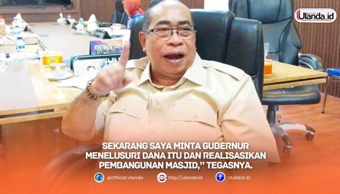 Dana Masjid Raya Gorontalo Tak Jelas, Adhan Dambea Desak Gubernur Telusuri