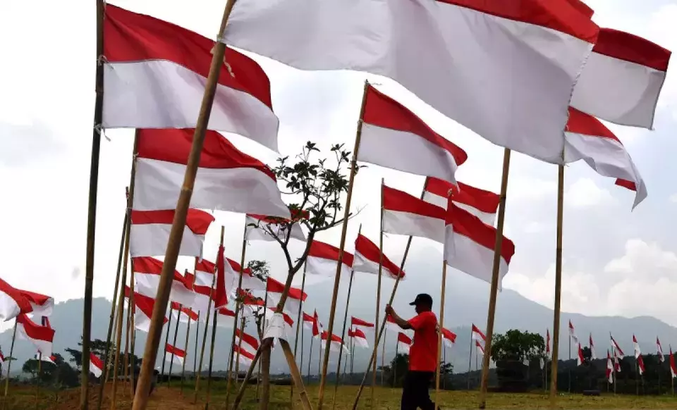 Ilustrasi bendera Indonesia. (Antara Foto/Zabur Karuru)