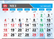 Kalender Mei 2025. 29 Mei 2025 libur apa? cek kalender bulan ini dan tanggal merahnya