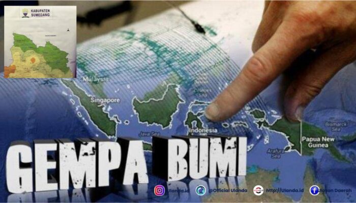 Gempa Magnitudo 3,8 Guncang Timur Laut Sumedang