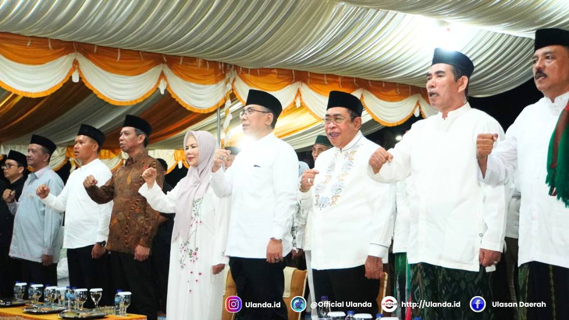 Ketum PBNU, Wagub Gorontalo, Walikota Gorontalo. Kamis, 22/05 (Fhoto Dok. Istimewah Humas Pemkot)
