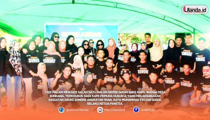 Reuni Songke Angkatan 90an Tetapkan Hari Jadi Desa Sondana