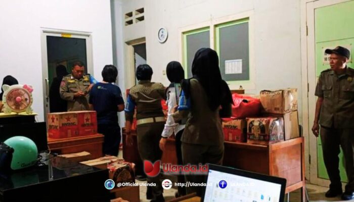 Satpol PP Gorontalo Sita Ribuan Botol Miras Ilegal