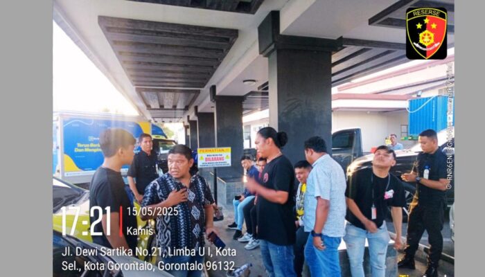 Polresta Gorontalo Kota Amankan Tujuh Debt Collector Ilegal