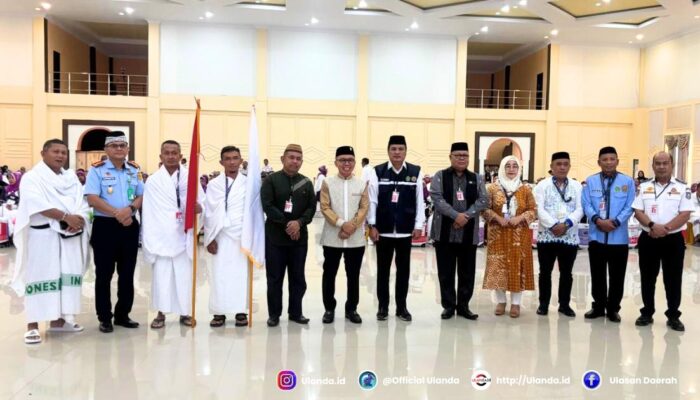 La Ode Haimudin Lepas Jamaah Haji, Dorong Status Embarkasi Penuh