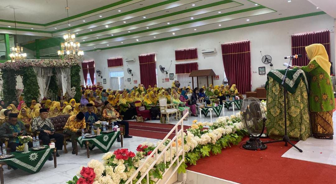 Ketua PWA Sulteng Nudiatulhuda Mangun saat memberikan sambutan.