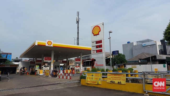 Shell Indonesia menjual bisnis SPBU di Indonesia ke perusahaan patungan baru antara Citadel Pacific Limited dan Sefas Group. (Foto: CNN Indonesia/ Mochammad Ryan)