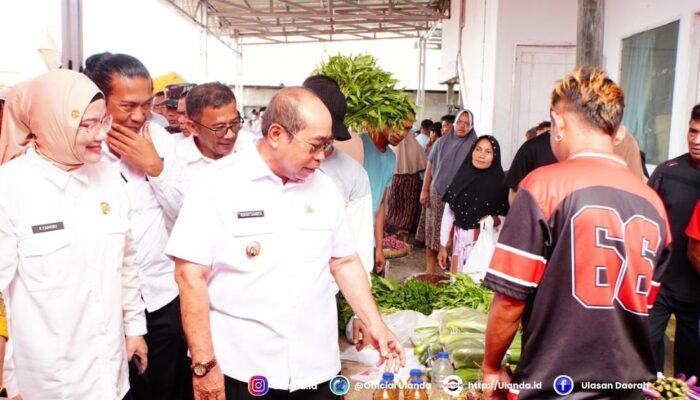 Wali Kota Gorontalo Tinjau Ketersediaan Bahan Pokok Jelang Idul Adha 2025
