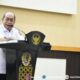 Walikota Gorontalo Hi. Adhan Dambe saat membuka musrembang RPJMD, Selasa (28/05). di Bly. (fhoto.dok.humas)