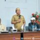 Sekretaris daerah kab. gorontalo utara saat memberikan sambutan pada acara rembuk madya KTNA Gorontalo utara, (fhoto.dok.Azis Mointi)