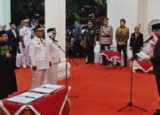 Bupati dan Wakil bupati Kabupaten Gorontalo Utara Resmi dilantik oleh Gubernur Gorontalo di rujab gubernur, Kamis, 19 juni 2025(fhoto.dok ulanda)