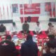 Sekretaris DPD Pdi Perjuangan saat melaksanakan Tahlilan doa bersama pada puncak peringatan haul bung karno di kantor dpd pdi perjuangan provinsi gorontalo, sabtu, 21 juni 2025 (fhoto:dokulanda)