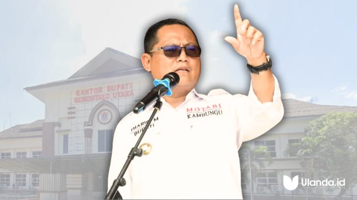 Bupati Gorontalo Utara Thoriq Modanggu. (fhoto:dok.ulanda)