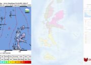 Pusat gempa yang mengguncang pulaidoi - maluku utara selasa 17 juni 2025