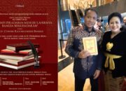 Wakil Ketua DPRD Provinsi Gorontalo Ridwan Monoarfa saat bersama Prof Connie Rahakundini Bakrie dalam avcara peluncuran buku “Bangsa Berkesadaran Adalah Milik Pemuda”