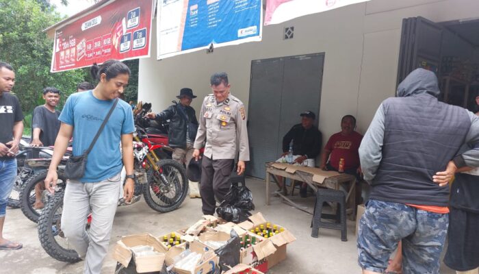 Ratusan Miras Selundupan Berhasil Diamankan TNI-POLRI