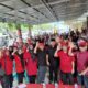 bakti sosial pdi perjuangan kota gorontalo dalam peringatan bulan bung karno, sabtu 21 juni 20205 (fhoto:dok.humas partai)