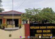 penampakan kantor polsek paguyaman yang diduga dicatut oleh leasing untuk menarik mobil warga