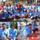 sekretariat dprd provinsi gorontalo saat melakukan penyembelian 12 ekor sapi di lingkungan dprd provinsi gorongtalo. Minggu, 8 Juni 2025