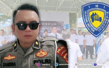 Ketua IMI kab. sigi Kompol Dr.Candra Tangoi S.Sos M.Si yang juga Kasubdit Gakkum Ditlantas Polda Sulteng